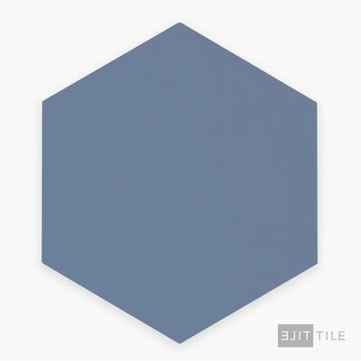 Meraki Base Porcelain Field Tile 8X9 Azul Matte