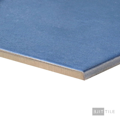 Meraki Base Porcelain Field Tile 8X9 Azul Matte