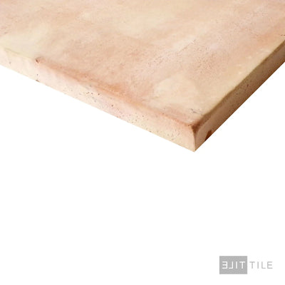 Saltillo Regular Square Edge Terracotta Paver 16X16 Salmon Natural