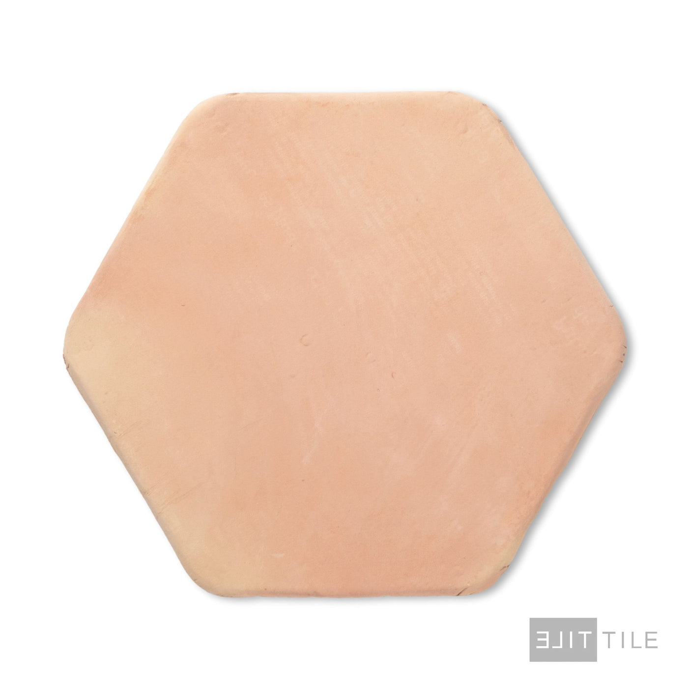 Saltillo Super Terracotta Paver 8X8 Salmon Natural Hexagon
