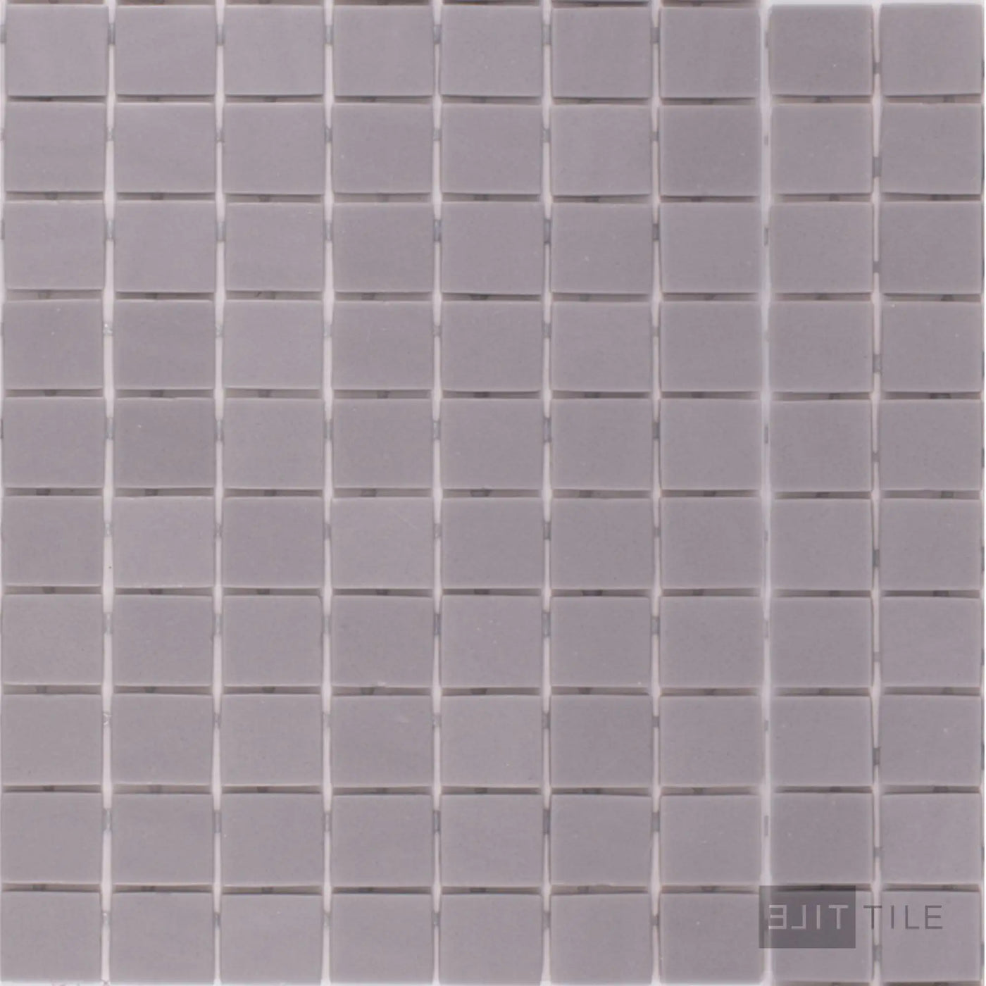 Natureglass Pool Rated Square Glass Mosaic 12X12 Malla Grey Glossy