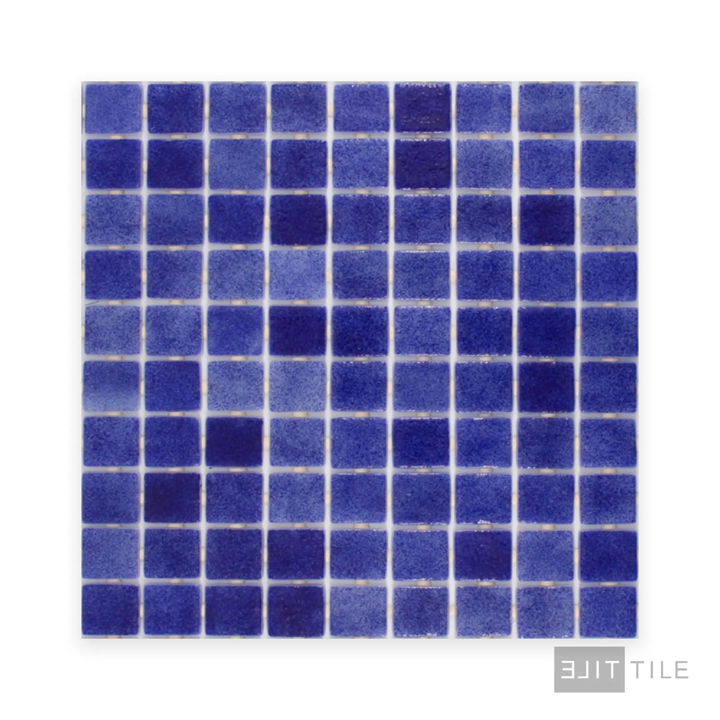 Nieve Pool Rated Square Glass Mosaic 12X18 Marino Glossy