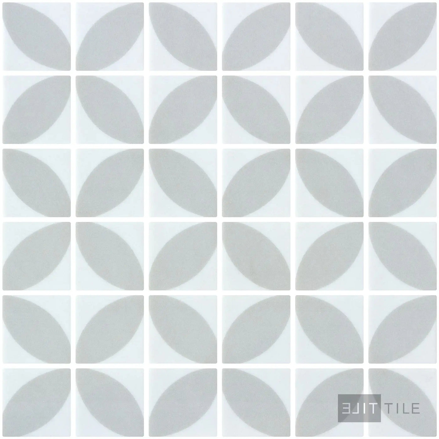 Icon Penta Dahlia 2X2 Light Grey Matte
