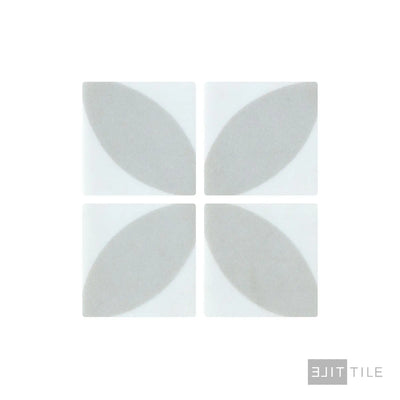Icon Penta Dahlia 2X2 Light Grey Matte