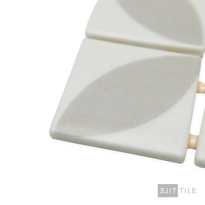 Icon Penta Dahlia 2X2 Light Grey Matte