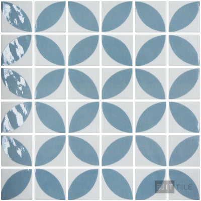 Icon Penta Dahlia 2X2 Blue Matte-Gloss