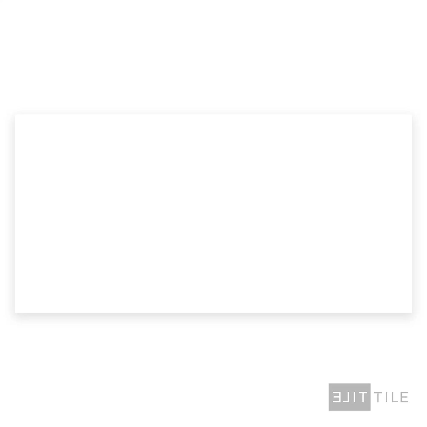 Pearl Porcelain Large Format Field Tile 24X48 Super White Polished