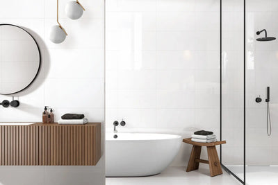 Pearl Porcelain Large Format Field Tile 24X48 Super White Polished
