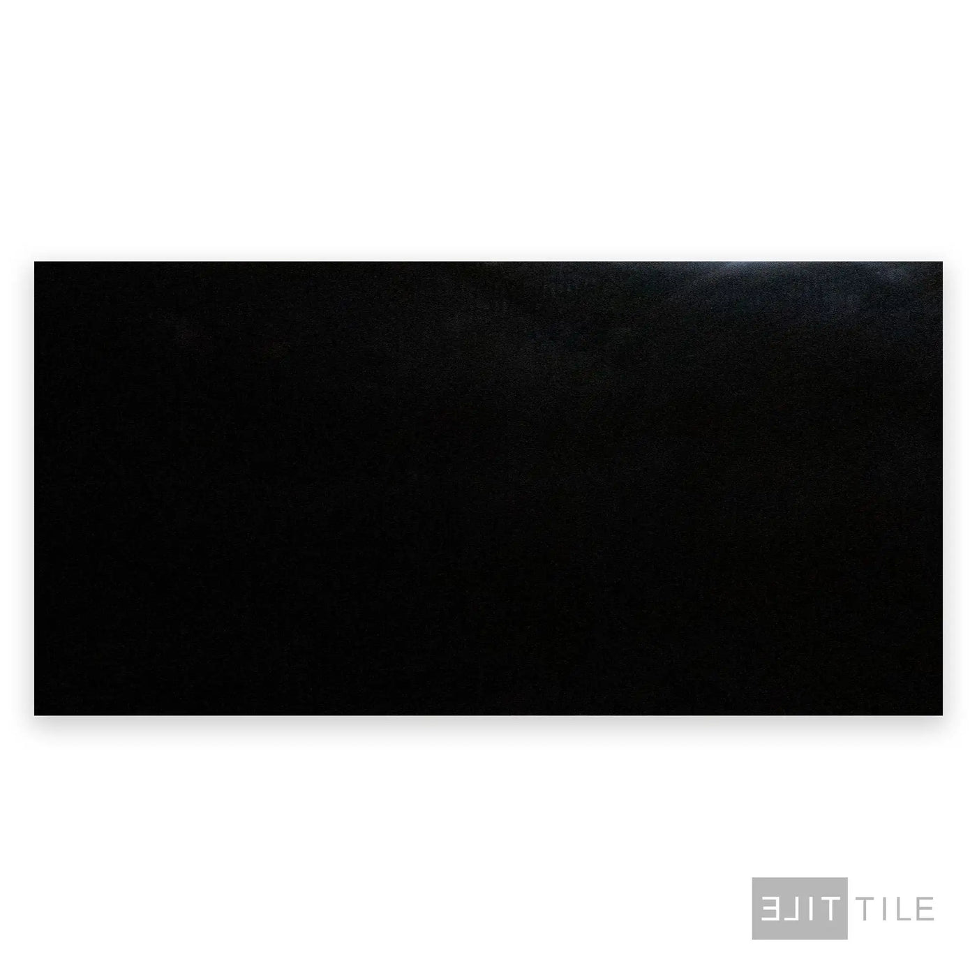 Pearl Porcelain Large Format Field Tile 24X48 Super Black Polished