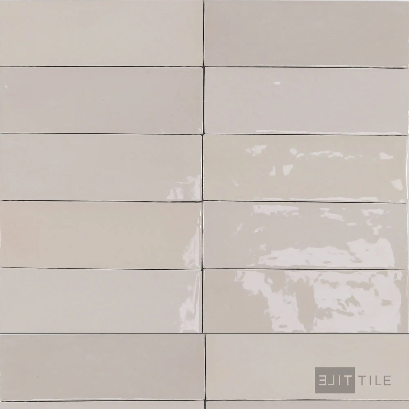 Safi Ceramic Field Tile 2X6 Nude Glossy