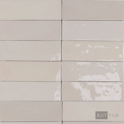 Safi Ceramic Field Tile 2X6 Nude Glossy