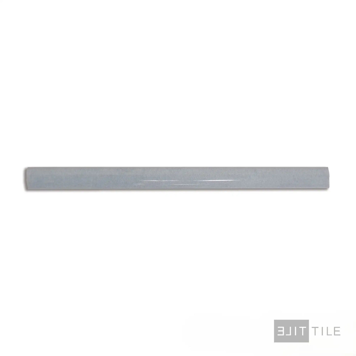 Safi Rounded Edge Ceramic Trim 0.41X6 Aqua Glossy