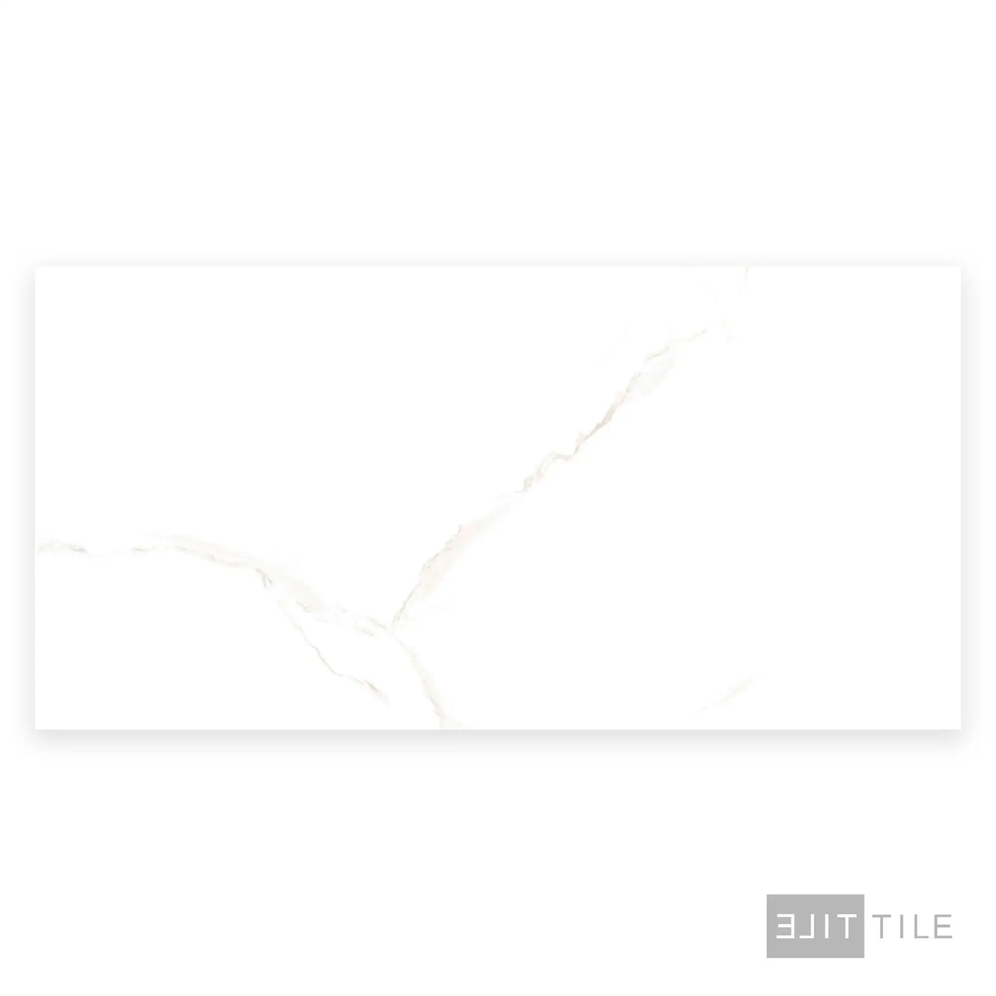 Select White 24X48 Carrara Gray Polished