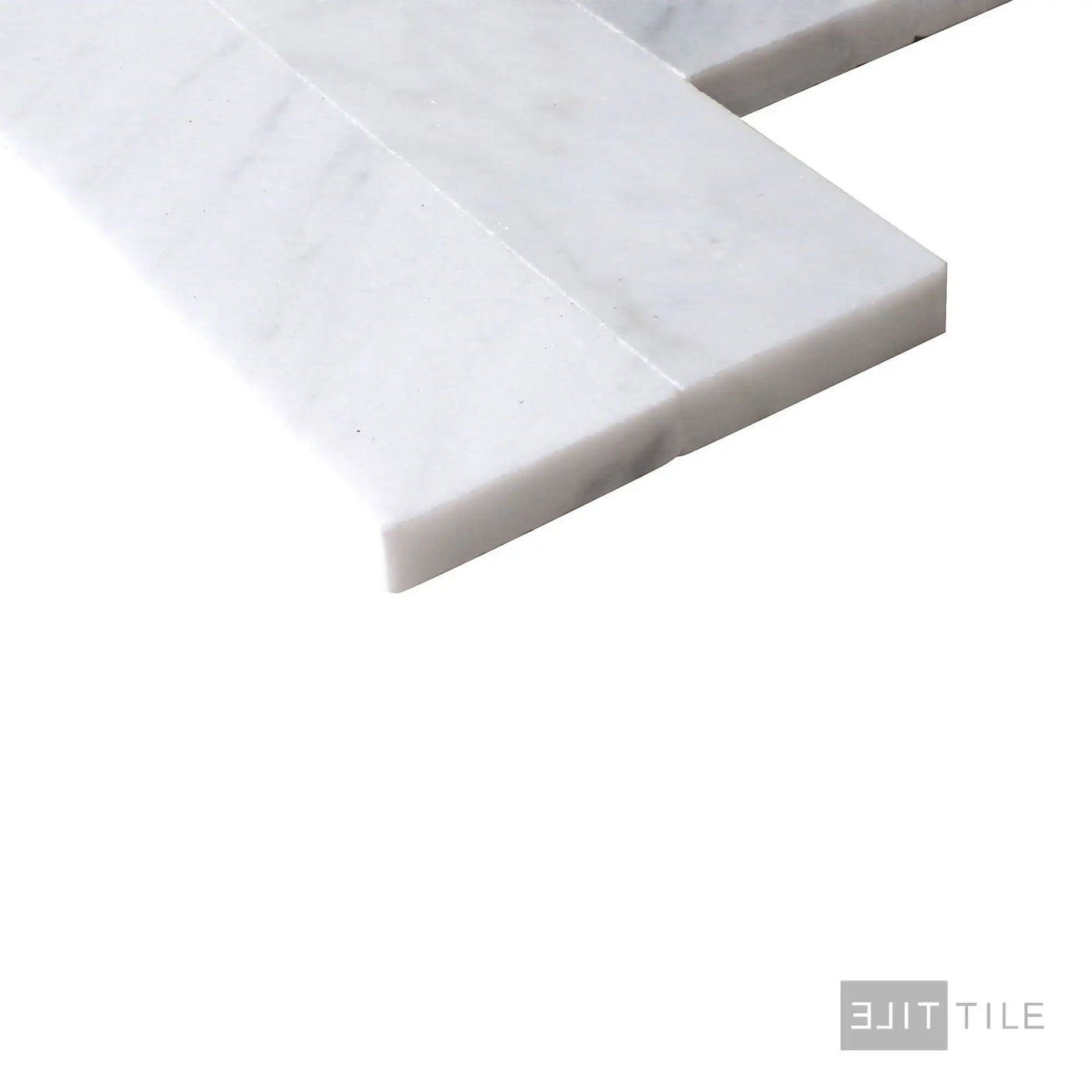 Sto-Re Culture Pattern Marble Mosaic 6X24 Carrara Polished