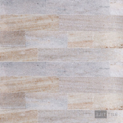 Sto-Re Culture Pattern Marble Mosaic 6X24 Ocean White Polished