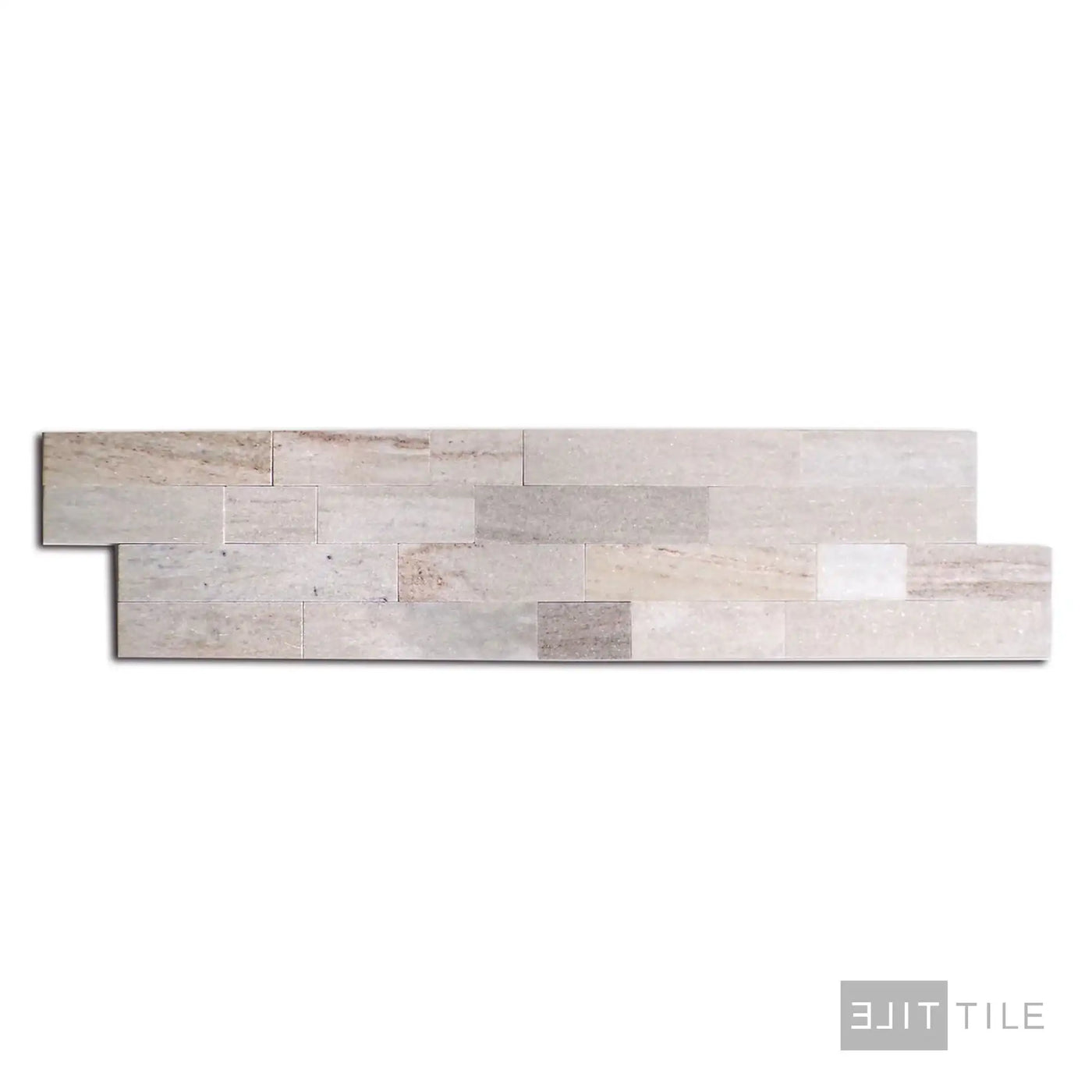 Sto-Re Culture Pattern Marble Mosaic 6X24 Ocean White Polished