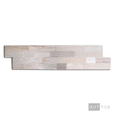 Sto-Re Culture Pattern Marble Mosaic 6X24 Ocean White Polished