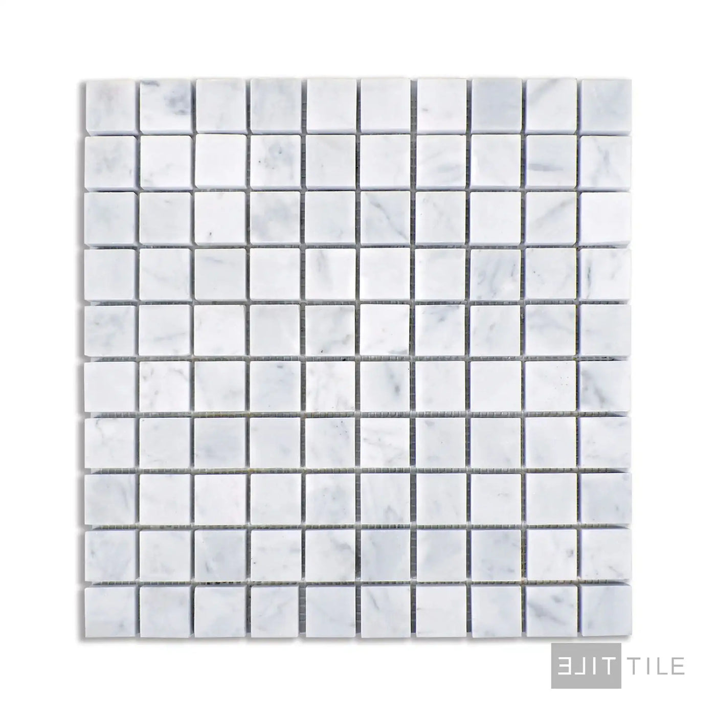 Sto-Re 1-1/8X1-1/8 Square Marble Mosaic 12X12 Carrara Polished