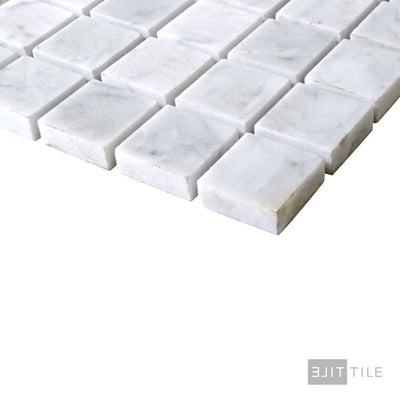Sto-Re 1-1/8X1-1/8 Square Marble Mosaic 12X12 Carrara Polished