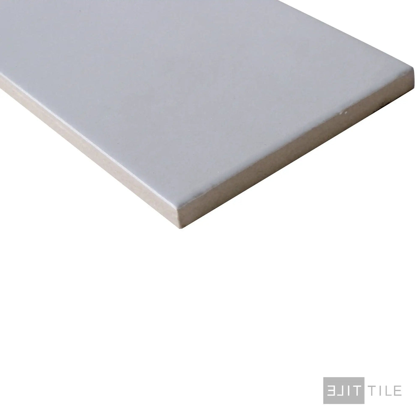 Stromboli Porcelain Field Tile 3.5X14.5 Simply Grey Matte