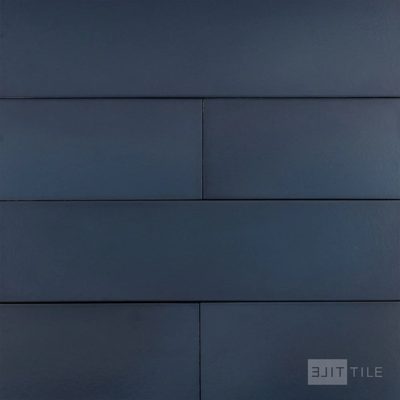 Stromboli Porcelain Field Tile 3.5X14.5 Glassy Blue Matte