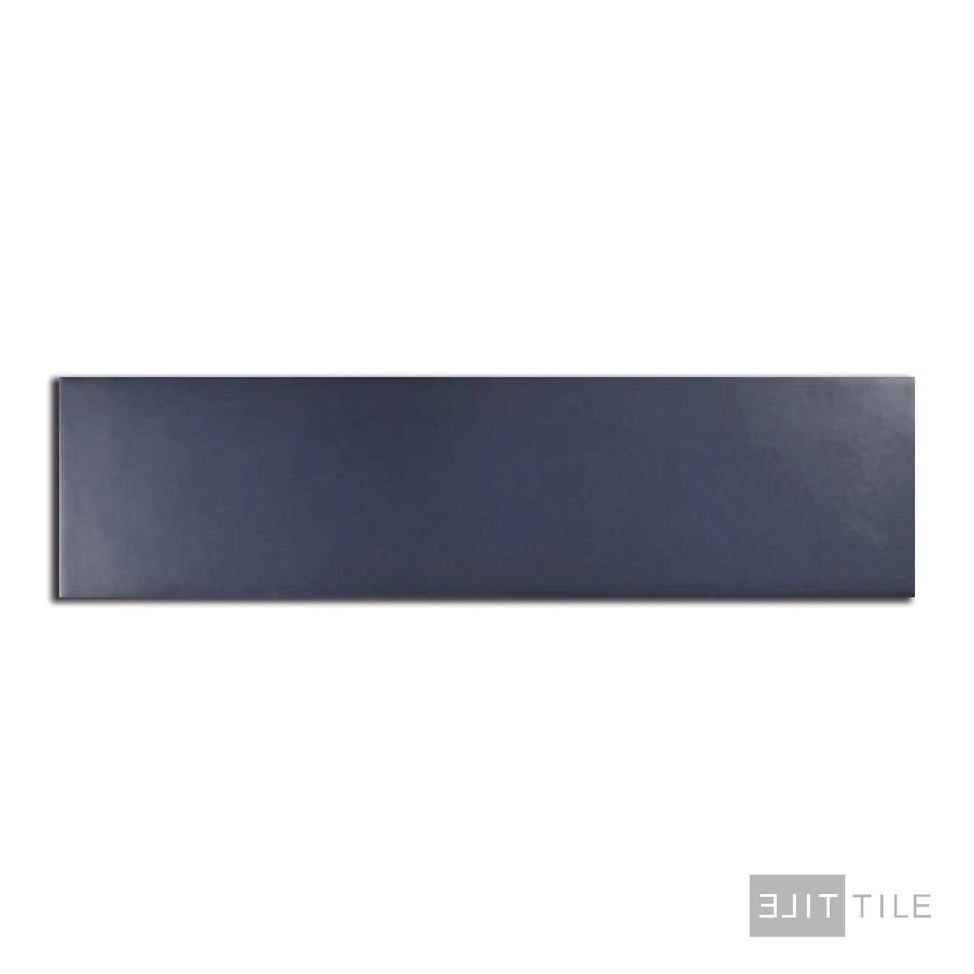 Stromboli Porcelain Field Tile 3.5X14.5 Glassy Blue Matte