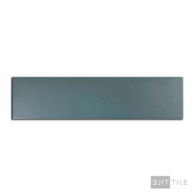 Stromboli Porcelain Field Tile 3.5X14.5 Viridian Green Matte