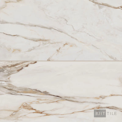 Supreme Evo Porcelain Large Format Field Tile 24X48 Antique White Polished
