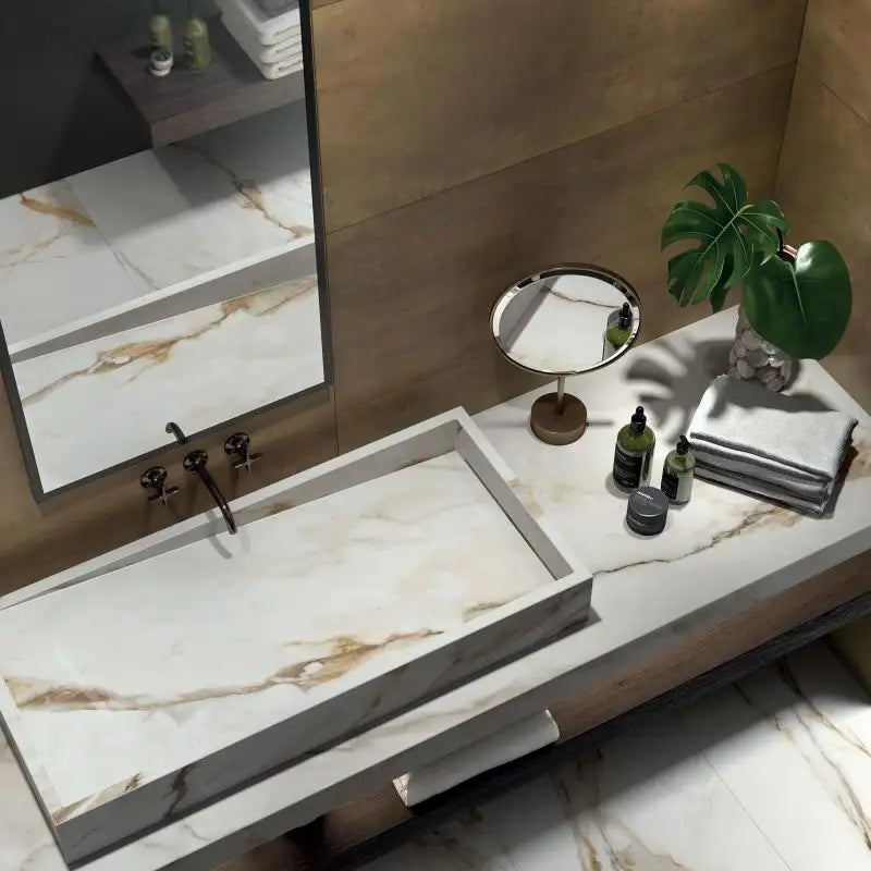 Supreme Evo Porcelain Large Format Field Tile 24X48 Antique White Polished