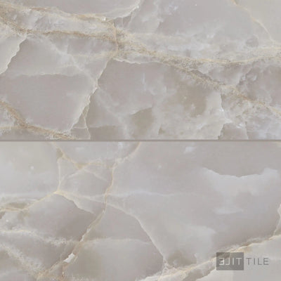Tele Di Marmo Reloaded Porcelain Large Format Field Tile 24X48 Onice Klmt Matte