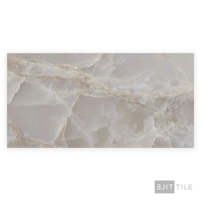 Tele Di Marmo Reloaded Porcelain Large Format Field Tile 24X48 Onice Klmt Matte