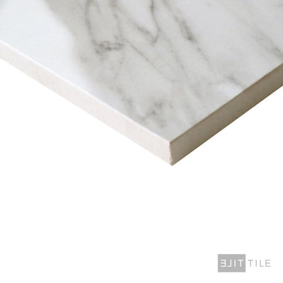 Tele Di Marmo Reloaded Porcelain Large Format Field Tile 24X48 Calacatta Polished
