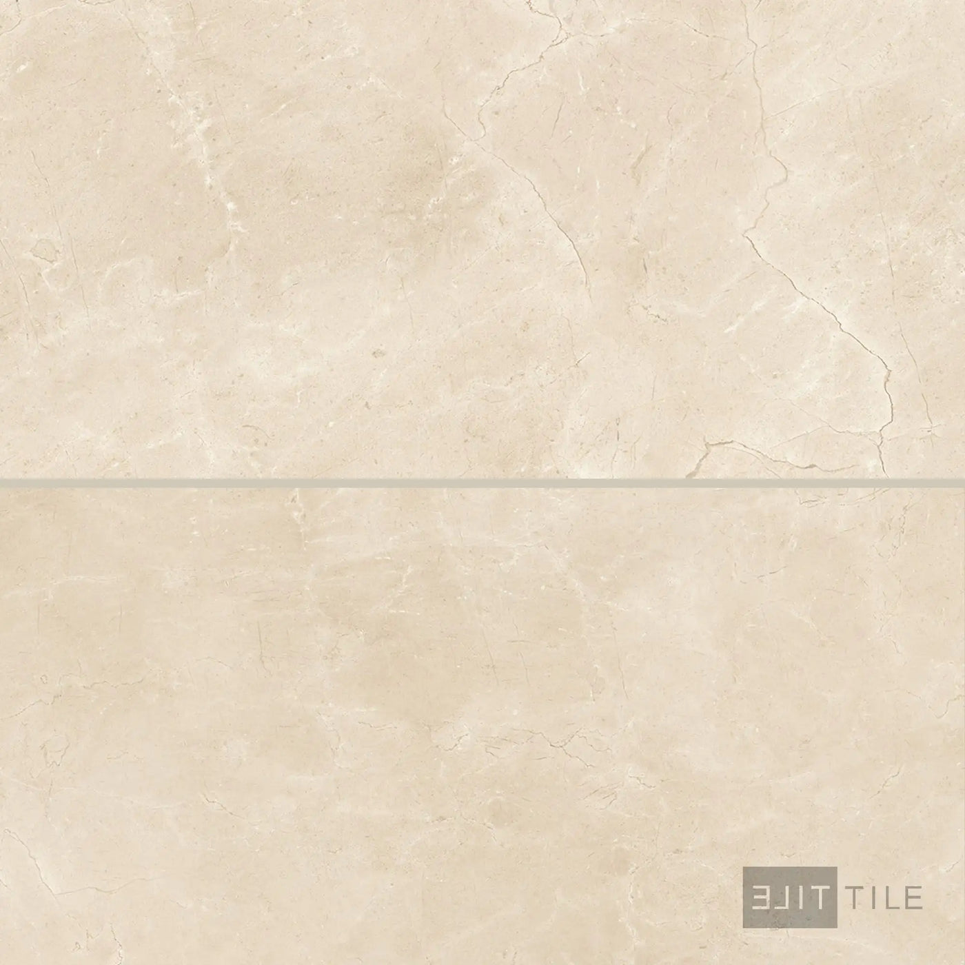 Tele Di Marmo Reloaded Porcelain Large Format Field Tile 24X48 Marfil Polished