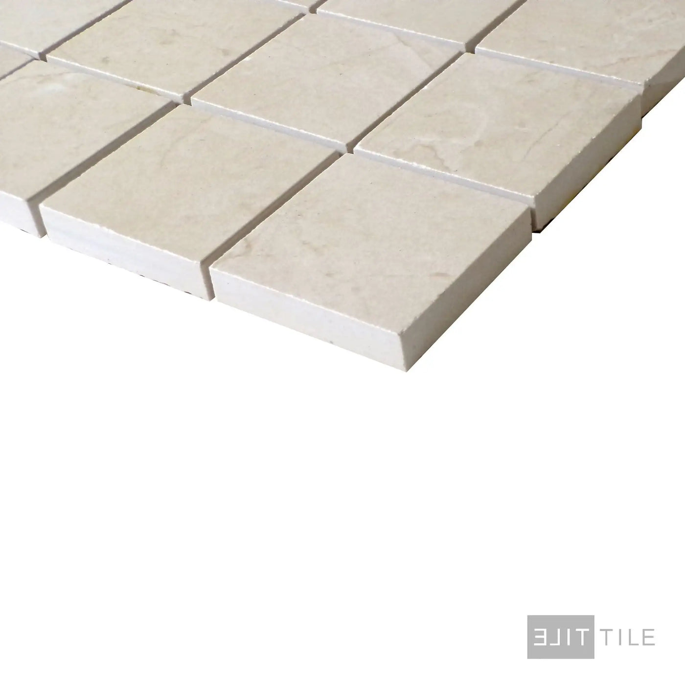 Tele Di Marmo Reloaded 2X2 Square Porcelain Mosaic 12X12 Marfil Matte