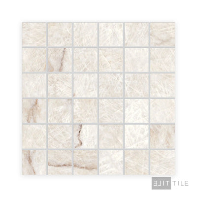 Tele Di Marmo Reloaded 2X2 Square Porcelain Mosaic 12X12 Quarzo Polished