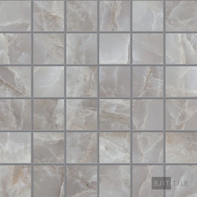 Tele Di Marmo Reloaded 2X2 Square Porcelain Mosaic 12X12 Onice Klmt Polished