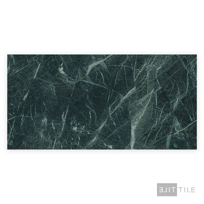 Tele Di Marmo Revolution Porcelain Large Format Field Tile 24X48 Verde St Denis Matte