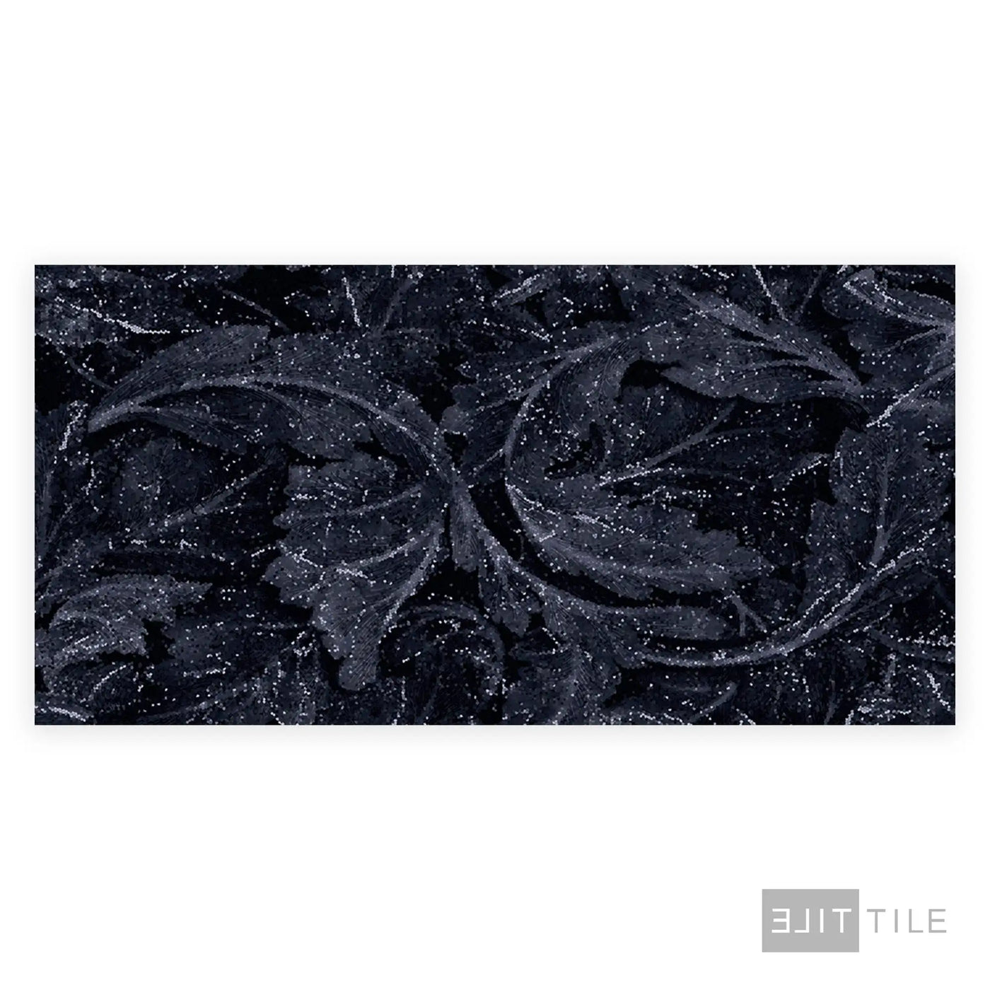 Tele Di Marmo Revolution Porcelain Large Format Decorative Field 24X48 Calacatta Black Polished