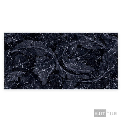 Tele Di Marmo Revolution Porcelain Large Format Decorative Field 24X48 Calacatta Black Polished