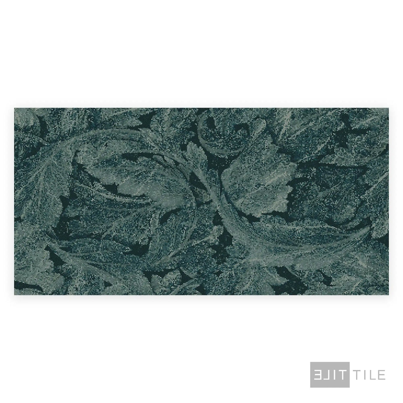 Tele Di Marmo Revolution Porcelain Large Format Decorative Field 24X48 Verde St Denis Polished