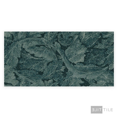 Tele Di Marmo Revolution Porcelain Large Format Decorative Field 24X48 Verde St Denis Polished