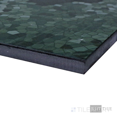 Tele Di Marmo Revolution Porcelain Large Format Decorative Field 24X48 Verde St Denis Polished