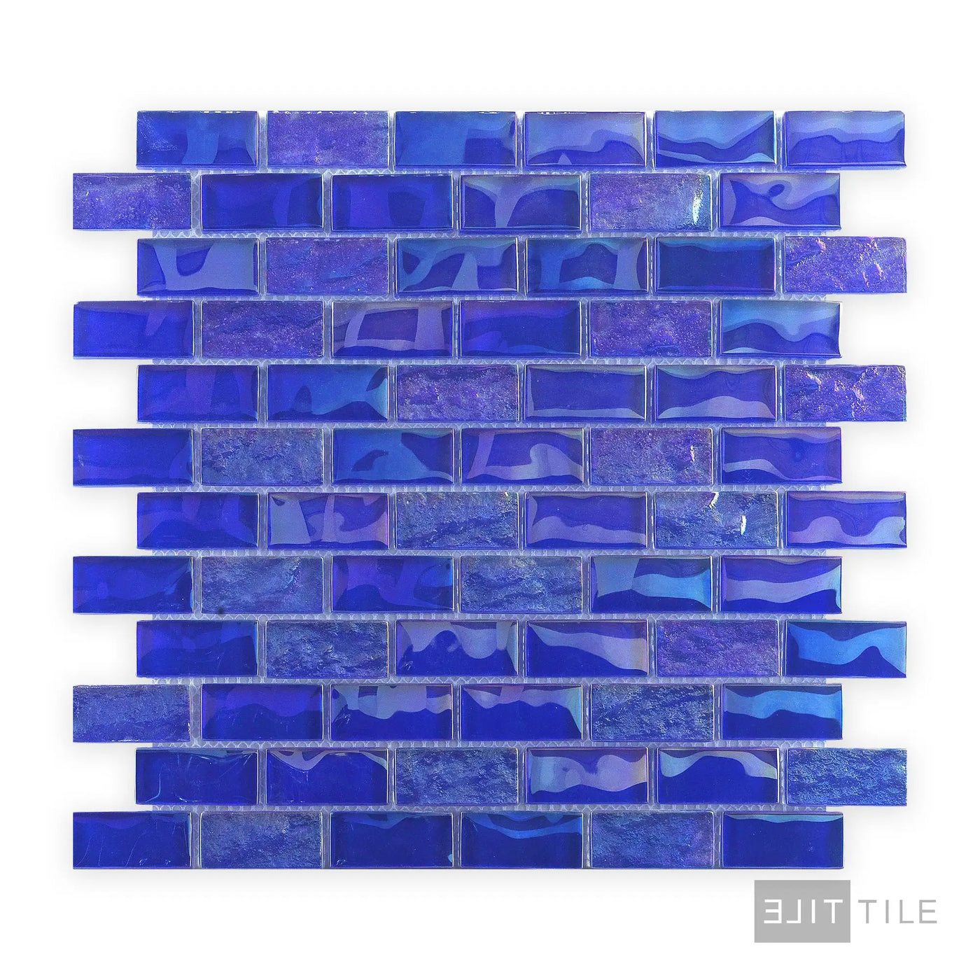 Vidrofina Iridescent 1X2 Glass Cobalt Blue