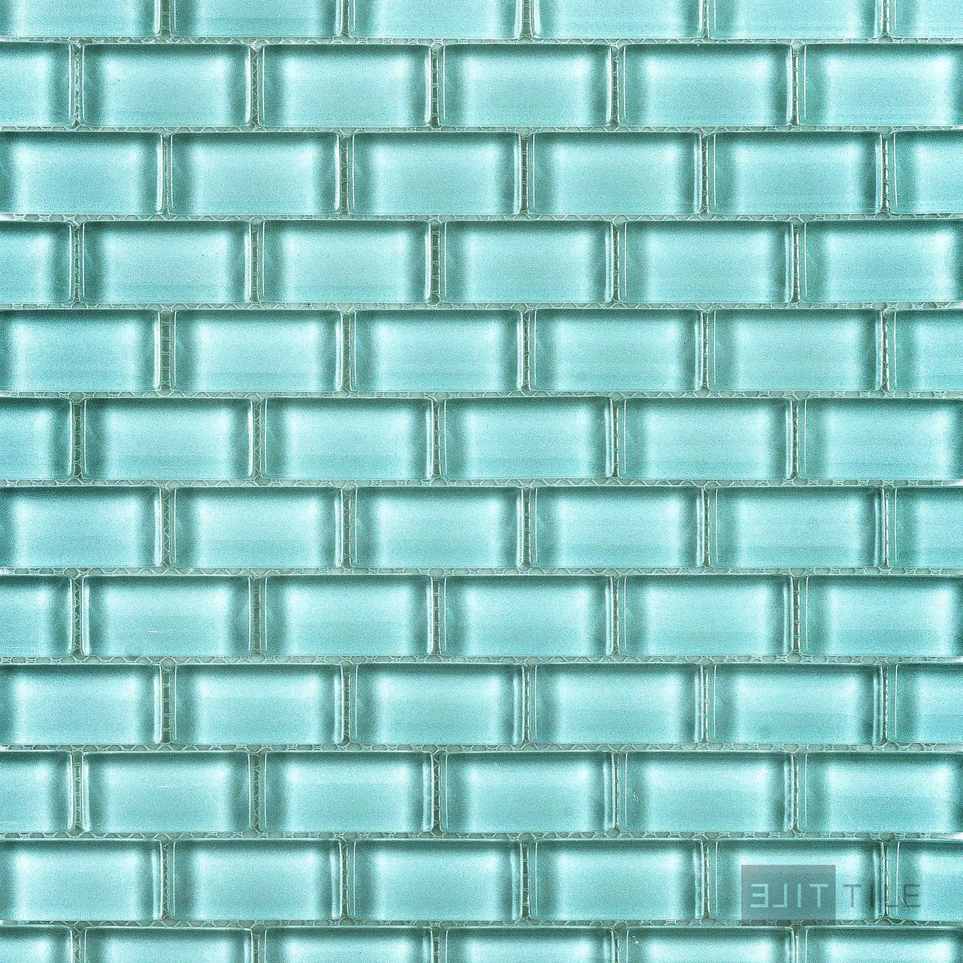Vidrofina Clear Glass 1X2 Glass Larimar Green