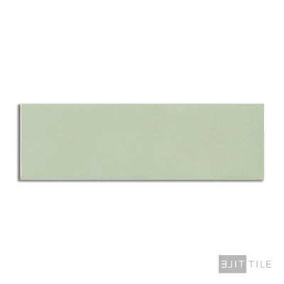 Village Ceramic Field Tile 2.5X8 Mint Glossy