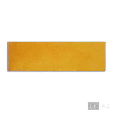 Village Ceramic Field Tile 2.5X8 Tuscany Gold Glossy