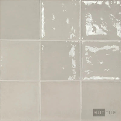 Village Ceramic Field Tile 5X5 Silver Mist Glossy