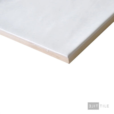 Village Ceramic Field Tile 5X5 White Glossy