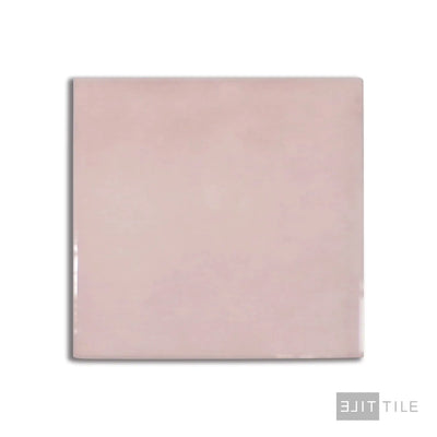 Village Ceramic Field Tile 5X5 Rose Gold Glossy