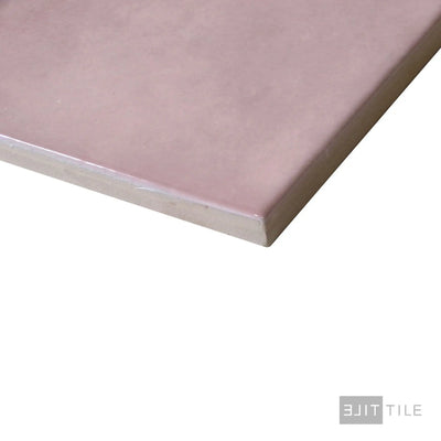 Village Ceramic Field Tile 5X5 Rose Gold Glossy